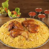 نصف دجاجة فحم